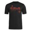 FC Dallas adidas 2026 Anthem AEROREADY Pregame T-Shirt - Black - Side View