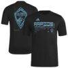 Colorado Rapids adidas 2026 Anthem AEROREADY Pregame T-Shirt - Black - Front View