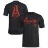 Atlanta United FC adidas 2026 Anthem AEROREADY Pregame T-Shirt - Black - Front View