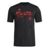 Atlanta United FC adidas 2026 Anthem AEROREADY Pregame T-Shirt - Black - Side View
