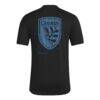 San Jose Earthquakes adidas 2026 Anthem AEROREADY Pregame T-Shirt - Black - Detail View