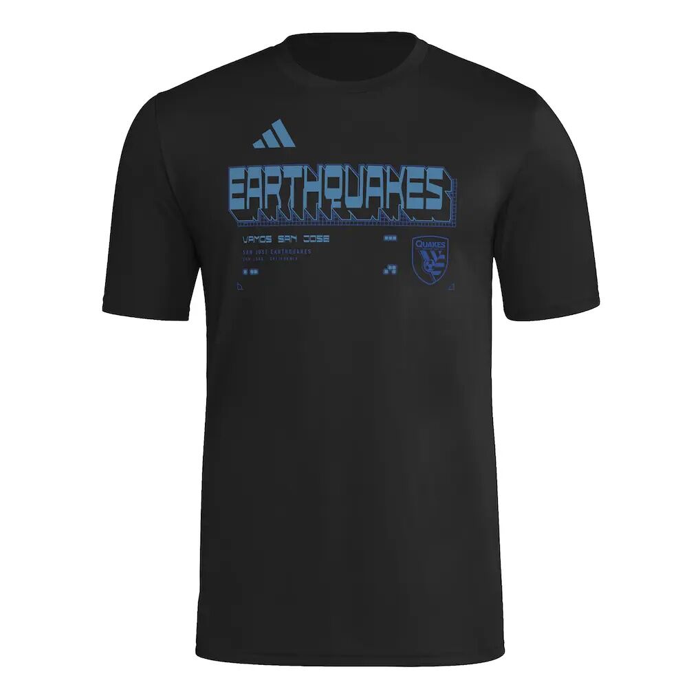 San Jose Earthquakes adidas 2026 Anthem AEROREADY Pregame T-Shirt