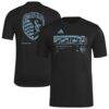 Sporting Kansas City adidas 2026 Anthem AEROREADY Pregame T-Shirt - Black - Front View