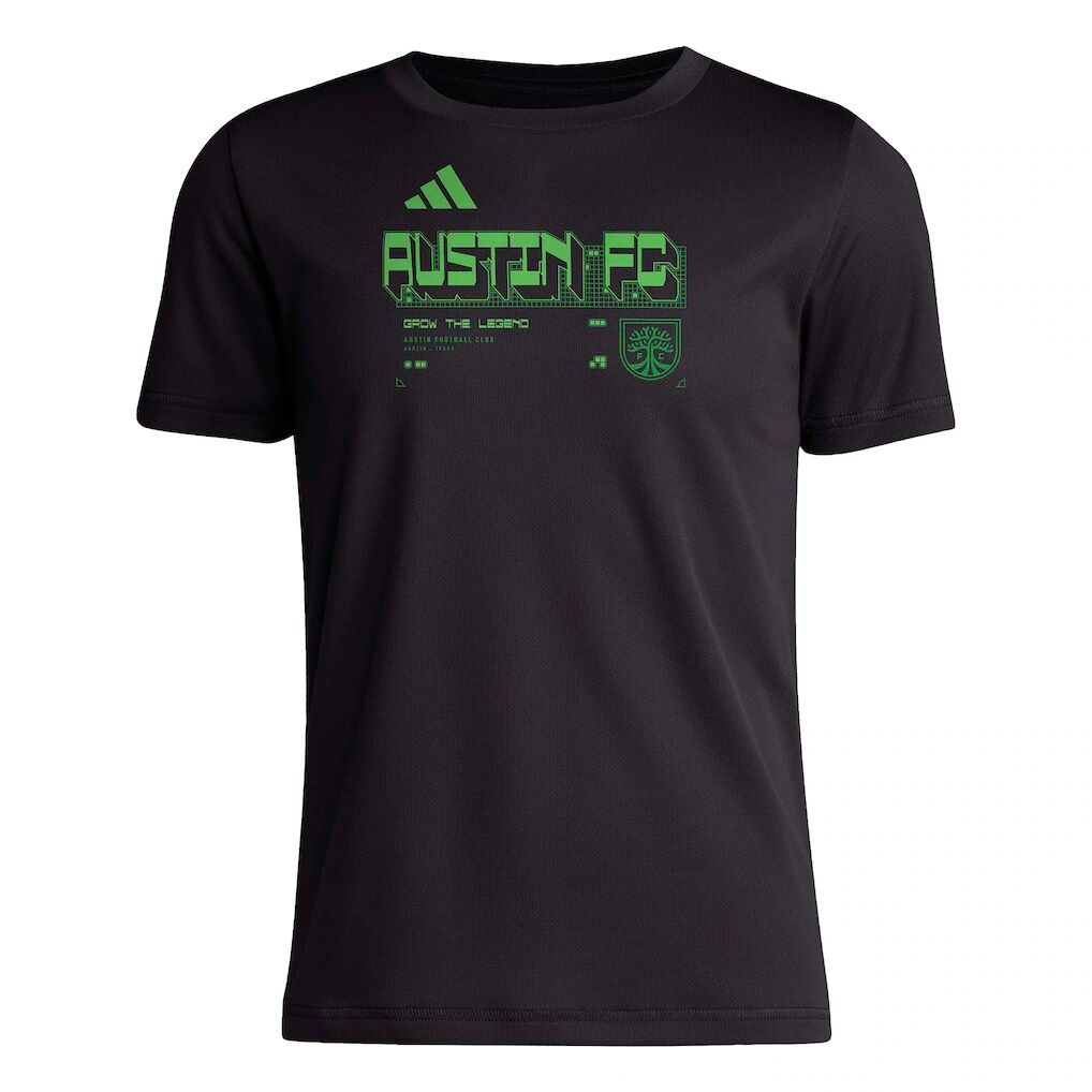 Austin FC adidas Youth 2026 Anthem AEROREADY Pregame T-Shirt