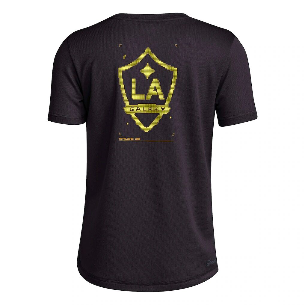 LA Galaxy adidas Youth 2026 Anthem AEROREADY Pregame T-Shirt