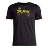 LA Galaxy adidas Youth 2026 Anthem AEROREADY Pregame T-Shirt - Black - Side View
