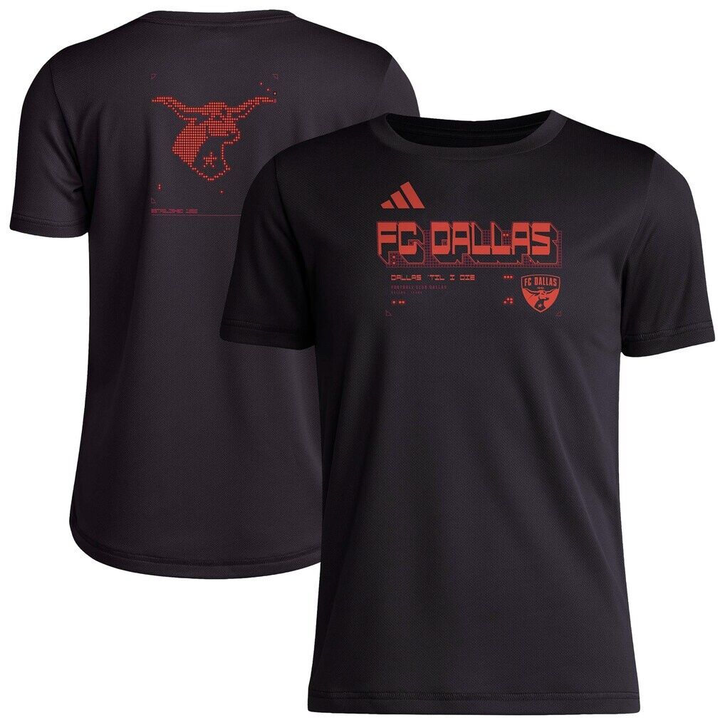 FC Dallas adidas Youth 2026 Anthem AEROREADY Pregame T-Shirt