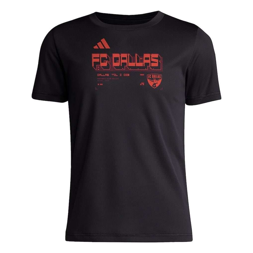 FC Dallas adidas Youth 2026 Anthem AEROREADY Pregame T-Shirt