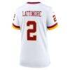 Marshon Lattimore Washington Commanders Nike Women's Game Super Bowl Era Jersey - White - Detail View