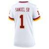 Deebo Samuel Sr Washington Commanders Nike Women's Game Super Bowl Era Jersey - White - Detail View