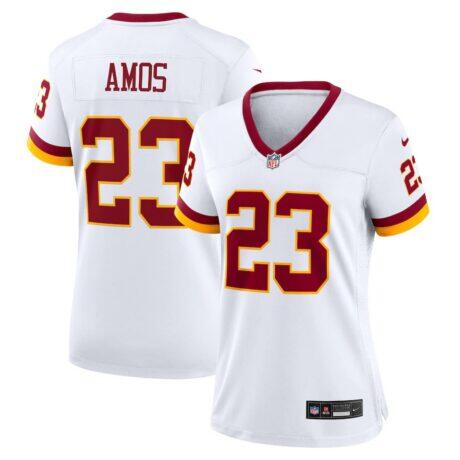 Trey Amos Washington Commanders Nike Women's Game Super Bowl Era Jersey - White - Front View