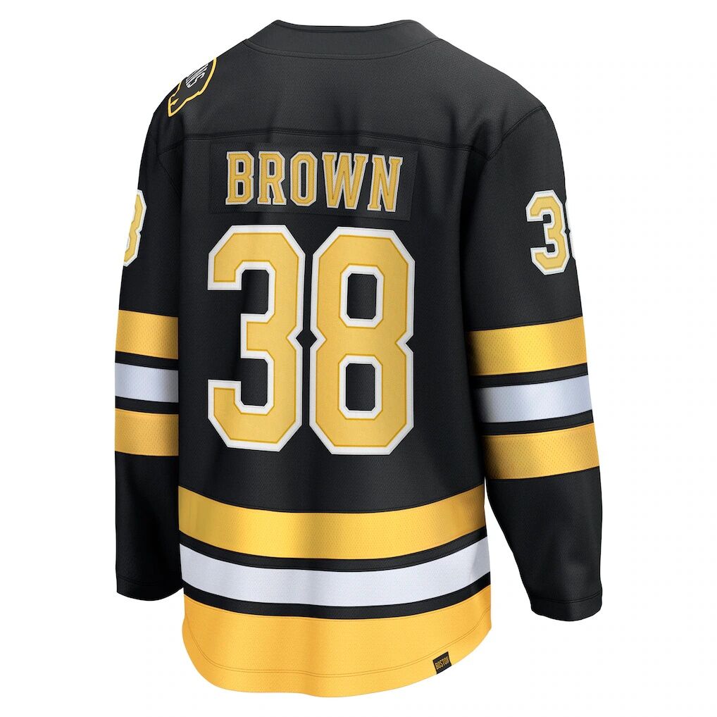 Patrick Brown Boston Bruins Fashion7 Home Breakaway Player Jersey
