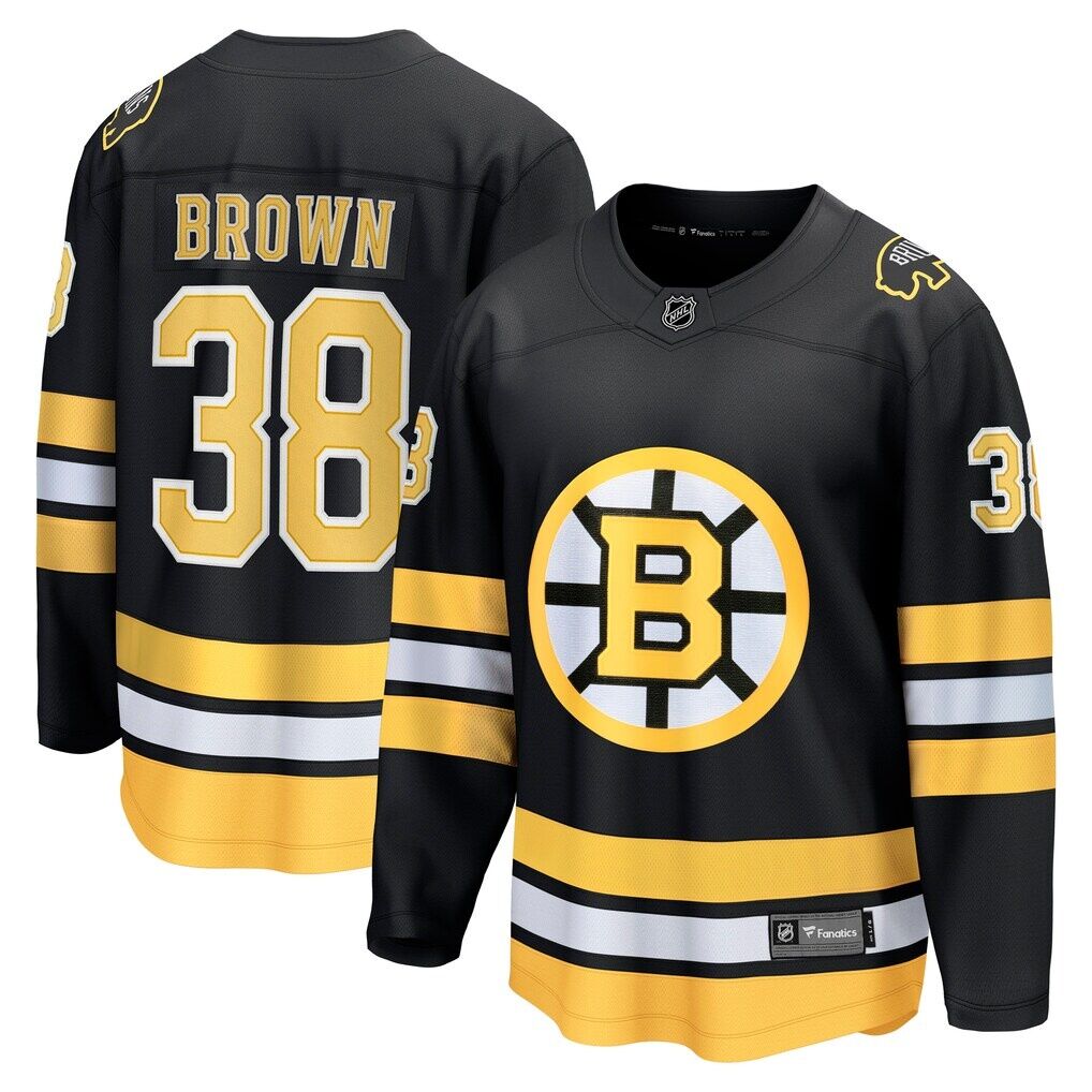Patrick Brown Boston Bruins Fashion7 Home Breakaway Player Jersey