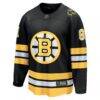 Michael Eyssimont Boston Bruins Fashion7 Home Breakaway Player Jersey - Black - Side View
