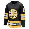 Casey Mittelstadt Boston Bruins Fashion7 Home Breakaway Player Jersey - Black - Side View