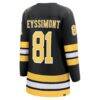 Michael Eyssimont Boston Bruins Fashion7 Women's Home Breakaway Player Jersey - Black - Detail View