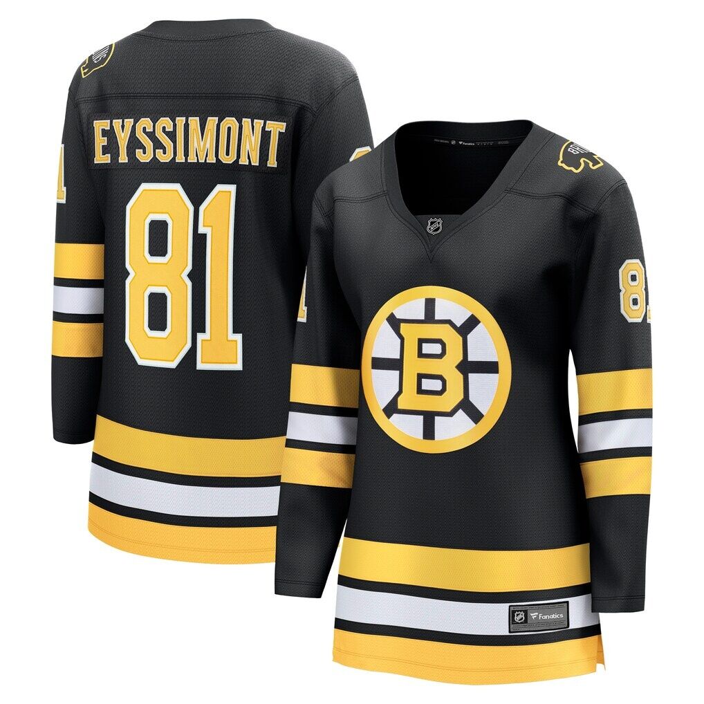 Michael Eyssimont Boston Bruins Fashion7 Women's Home Breakaway Player Jersey