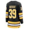 Morgan Geekie Boston Bruins Fashion7 Women's Home Breakaway Player Jersey - Black - Detail View