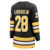 Elias Lindholm Boston Bruins Fashion7 Women's Home Breakaway Player Jersey - Black - Detail View