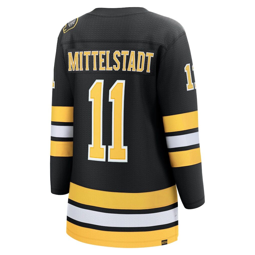 Casey Mittelstadt Boston Bruins Fashion7 Women's Home Breakaway Player Jersey