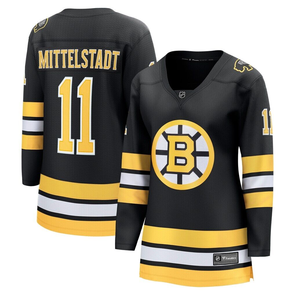 Casey Mittelstadt Boston Bruins Fashion7 Women's Home Breakaway Player Jersey