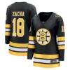 Pavel Zacha Boston Bruins Fashion7 Women's Home Breakaway Player Jersey - Black - Front View