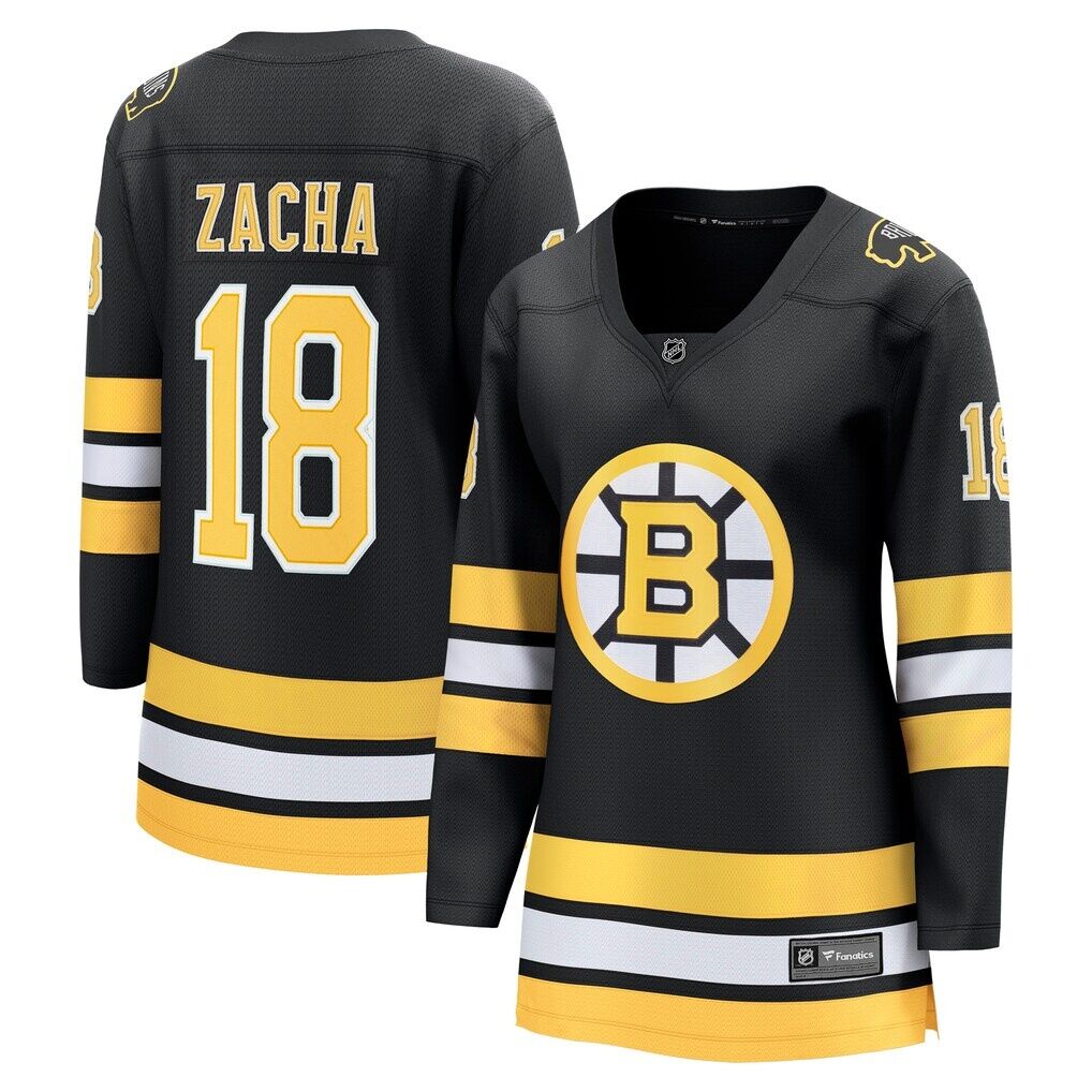 Pavel Zacha Boston Bruins Fashion7 Women's Home Breakaway Player Jersey