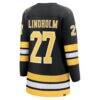 Hampus Lindholm Boston Bruins Fashion7 Women's Home Breakaway Player Jersey - Black - Detail View