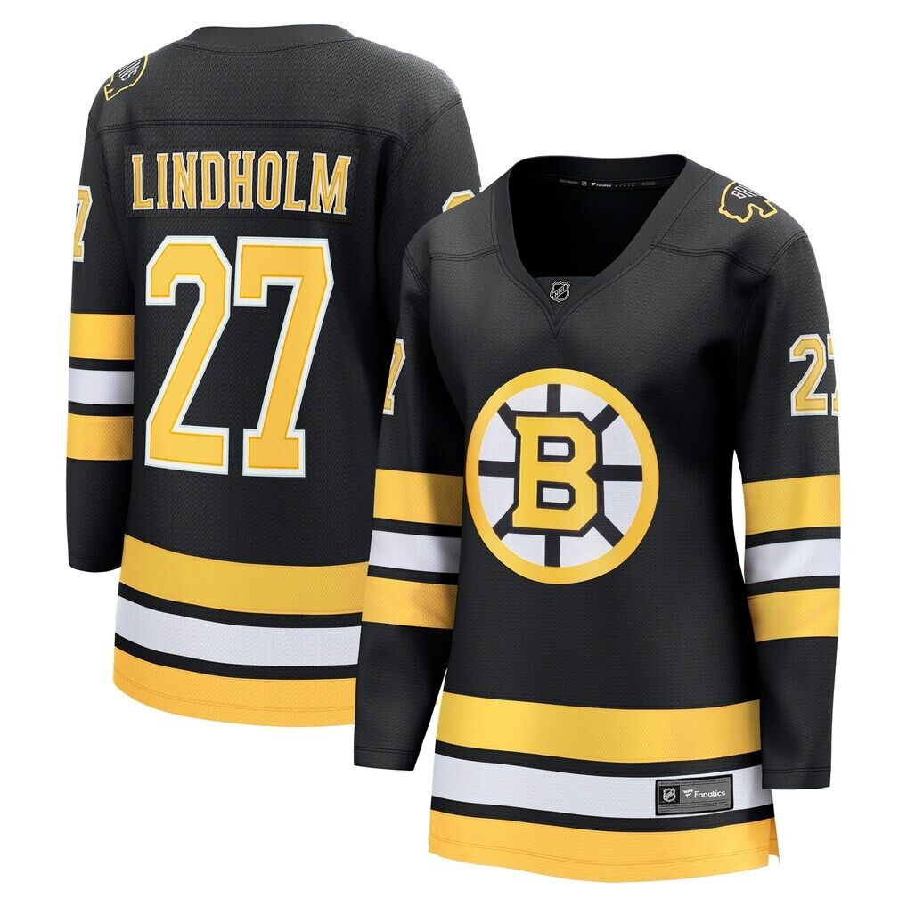 Hampus Lindholm Boston Bruins Fashion7 Women's Home Breakaway Player Jersey