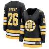 Andrew Peeke Boston Bruins Fashion7 Women's Home Breakaway Player Jersey - Black - Front View