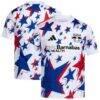 New York Red Bulls adidas Youth 2026 Americana Pre-Match Jersey - White - Front View