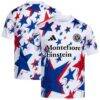 New York City FC adidas Youth 2026 Americana Pre-Match Jersey - White - Front View