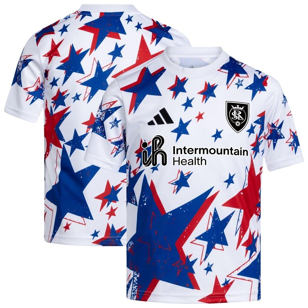Real Salt Lake adidas Youth 2026 Americana Pre-Match Jersey