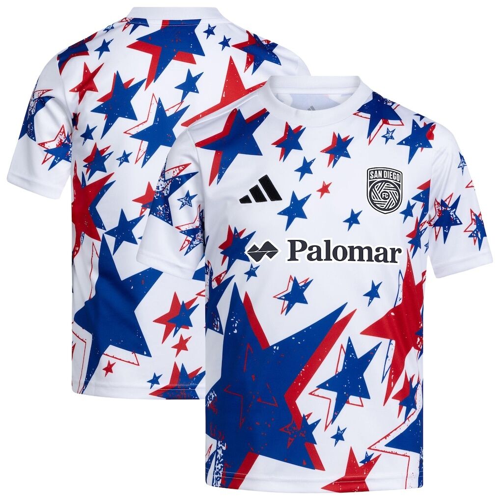 San Diego FC adidas Youth 2026 Americana Pre-Match Jersey
