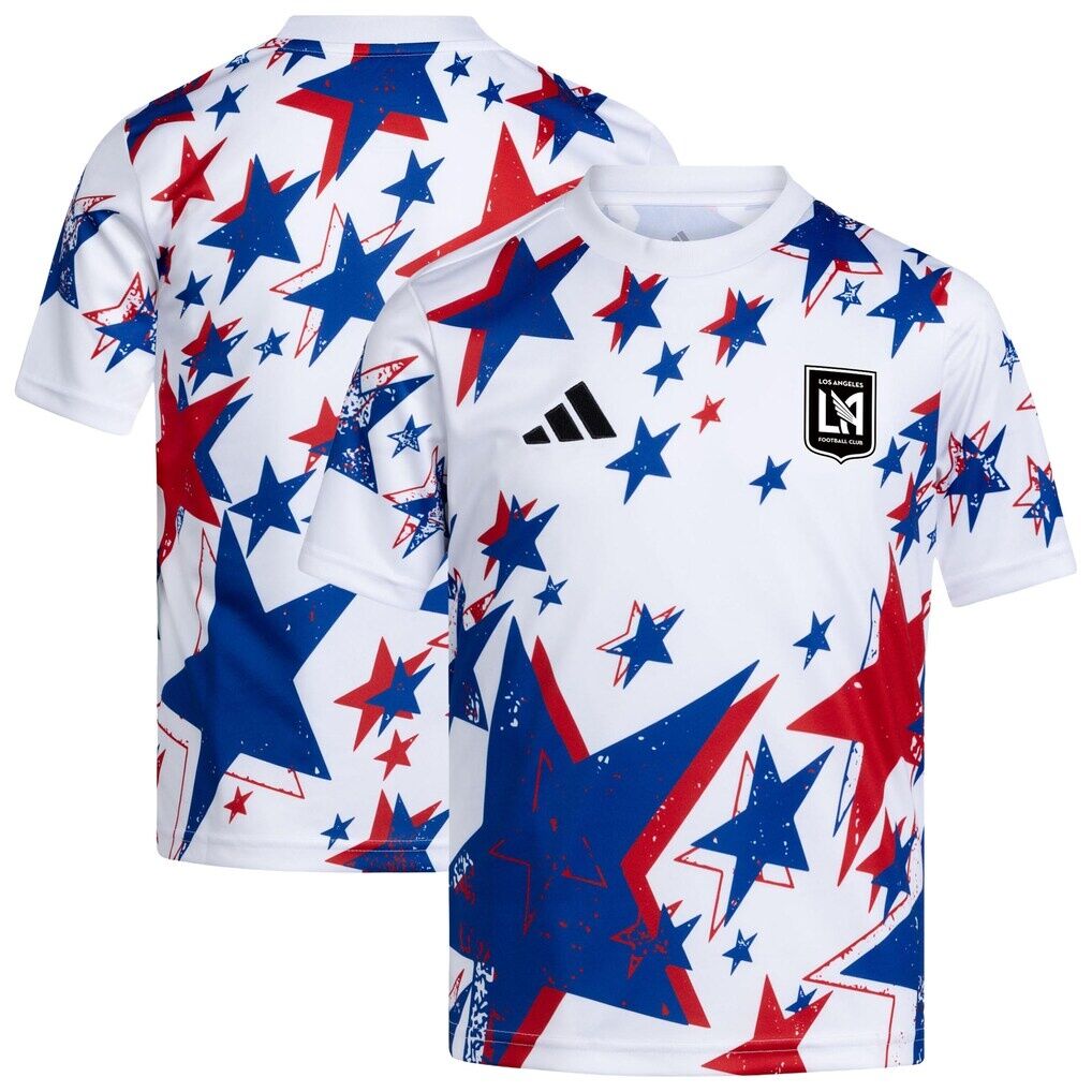 LAFC adidas Youth 2026 Americana Pre-Match Jersey