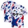 Minnesota United FC adidas Youth 2026 Americana Pre-Match Jersey - White - Front View
