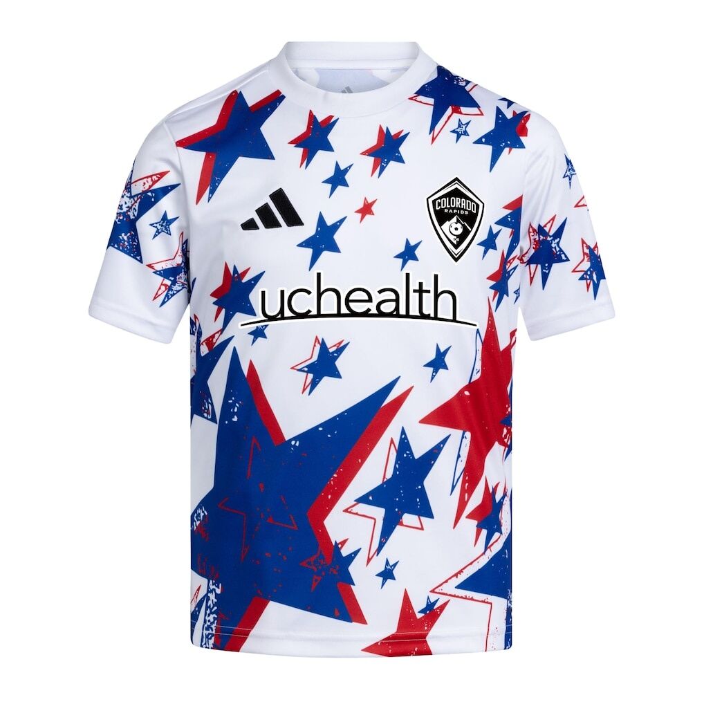 Colorado Rapids adidas Youth 2026 Americana Pre-Match Jersey