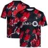 CF Montreal adidas Youth 2026 Canadian Pre-Match Jersey - Black - Front View
