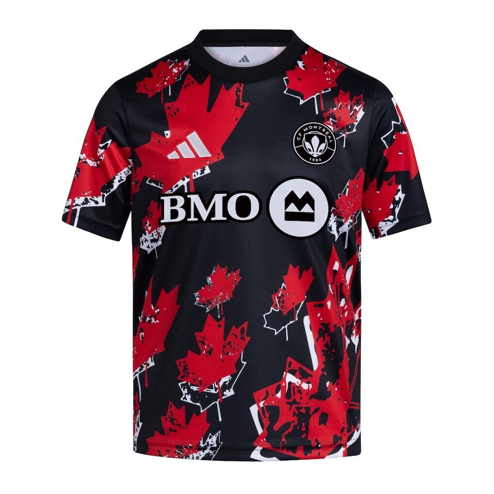 CF Montreal adidas Youth 2026 Canadian Pre-Match Jersey