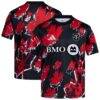 Toronto FC adidas Youth 2026 Canadian Pre-Match Jersey - Black - Front View