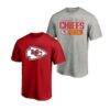 Kansas City Chiefs Fashion7 Big & Tall 2-Pack T-Shirt Set - - Front View