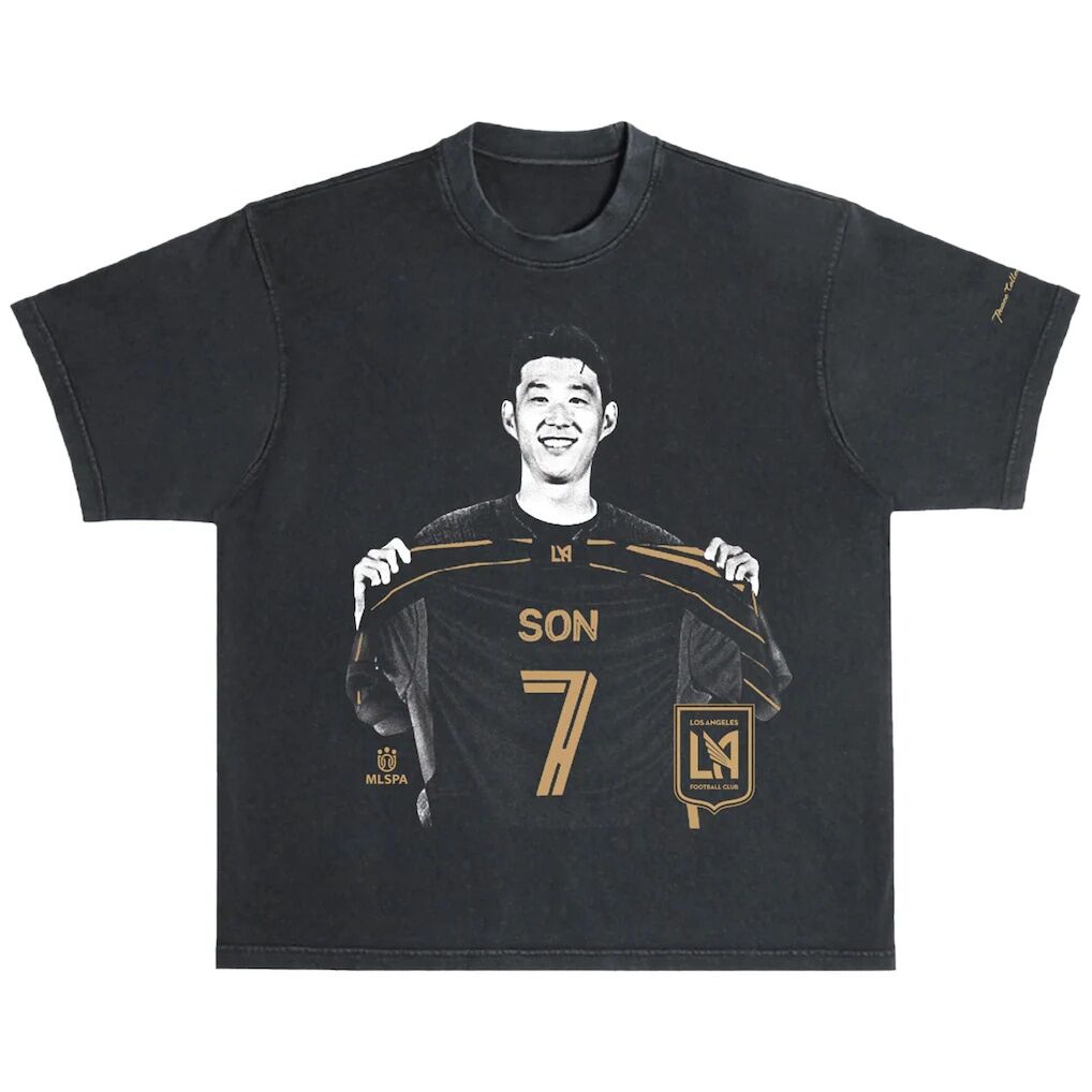 Son Heung-Min LAFC Peace Collective Unisex Vintage Heavyweight T-Shirt
