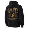 LAFC Sport Design Sweden Old School Graphic Oversized Hoodie - Black - Detail View