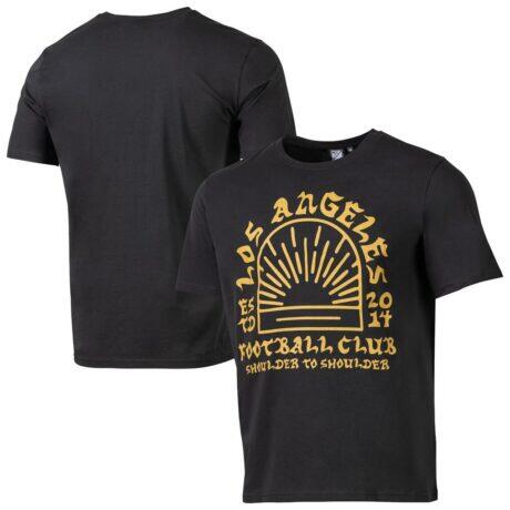 LAFC Sport Design Sweden Founders Script Relaxed T-Shirt - Charcoal - Front View