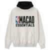 Fear of God x NBA Logo Macao Sport Fit Hoodie - - Front View