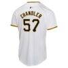 Bubba Chandler Pittsburgh Pirates Nike Youth Home Player Game Jersey - White - Detail View