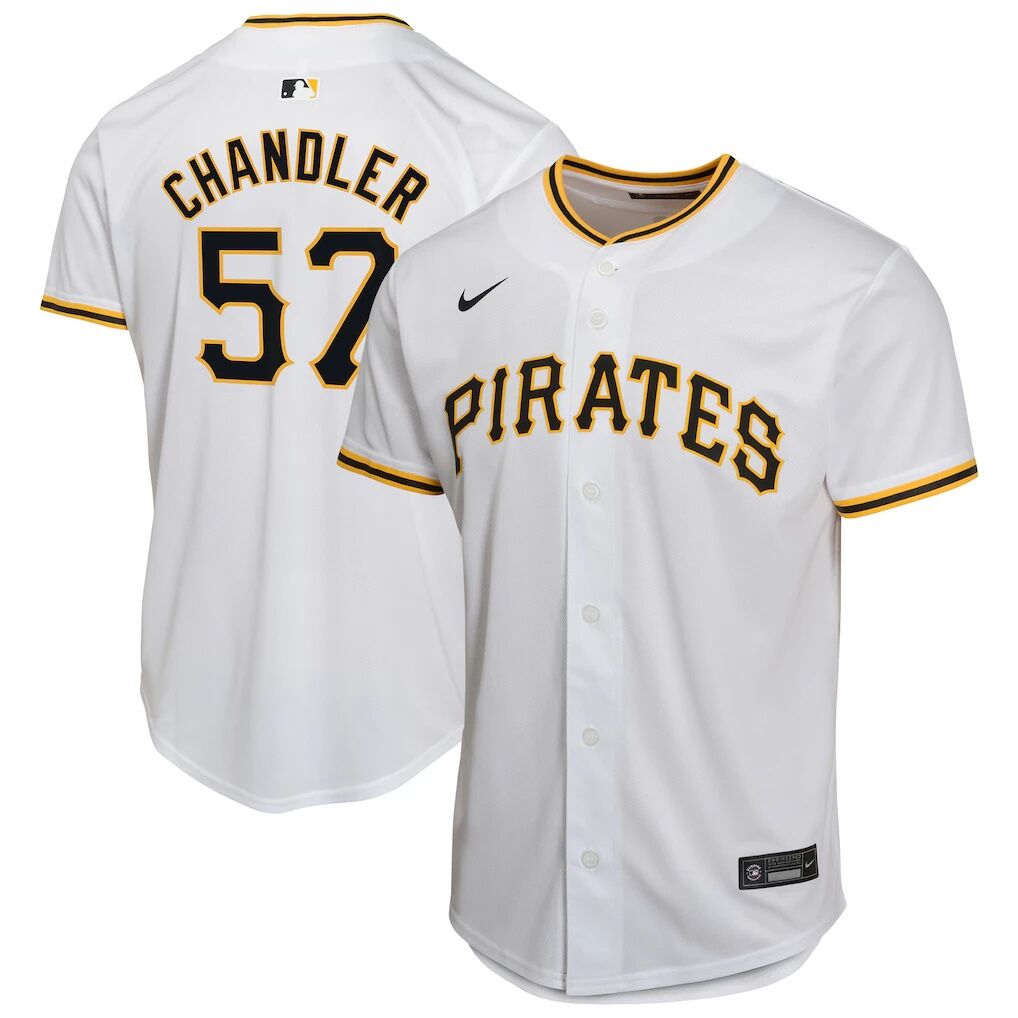 Bubba Chandler Pittsburgh Pirates Nike Youth Home Player Game Jersey