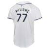 Carson Williams Tampa Bay Rays Nike Youth Home Player Game Jersey - White - Detail View