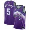 Cody Williams Utah Jazz Nike Unisex Swingman Jersey - Purple - Front View