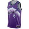 Cody Williams Utah Jazz Nike Unisex Swingman Jersey - Purple - Side View